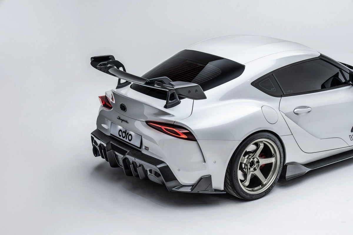 Toyota GR Supra A90 Carbon Fiber Rear Diffuser 2019+ - Rear