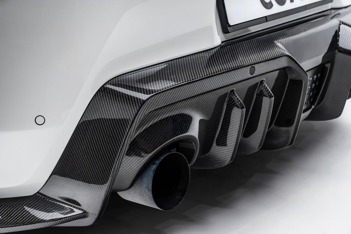 Toyota GR Supra A90 Carbon Fiber Rear Diffuser 2019+ - Rear