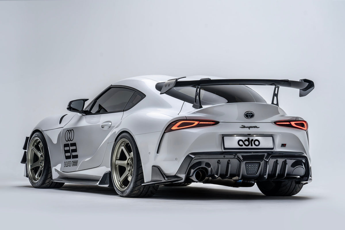 Toyota GR Supra A90 Carbon Fiber Rear Diffuser 2019+ - Rear