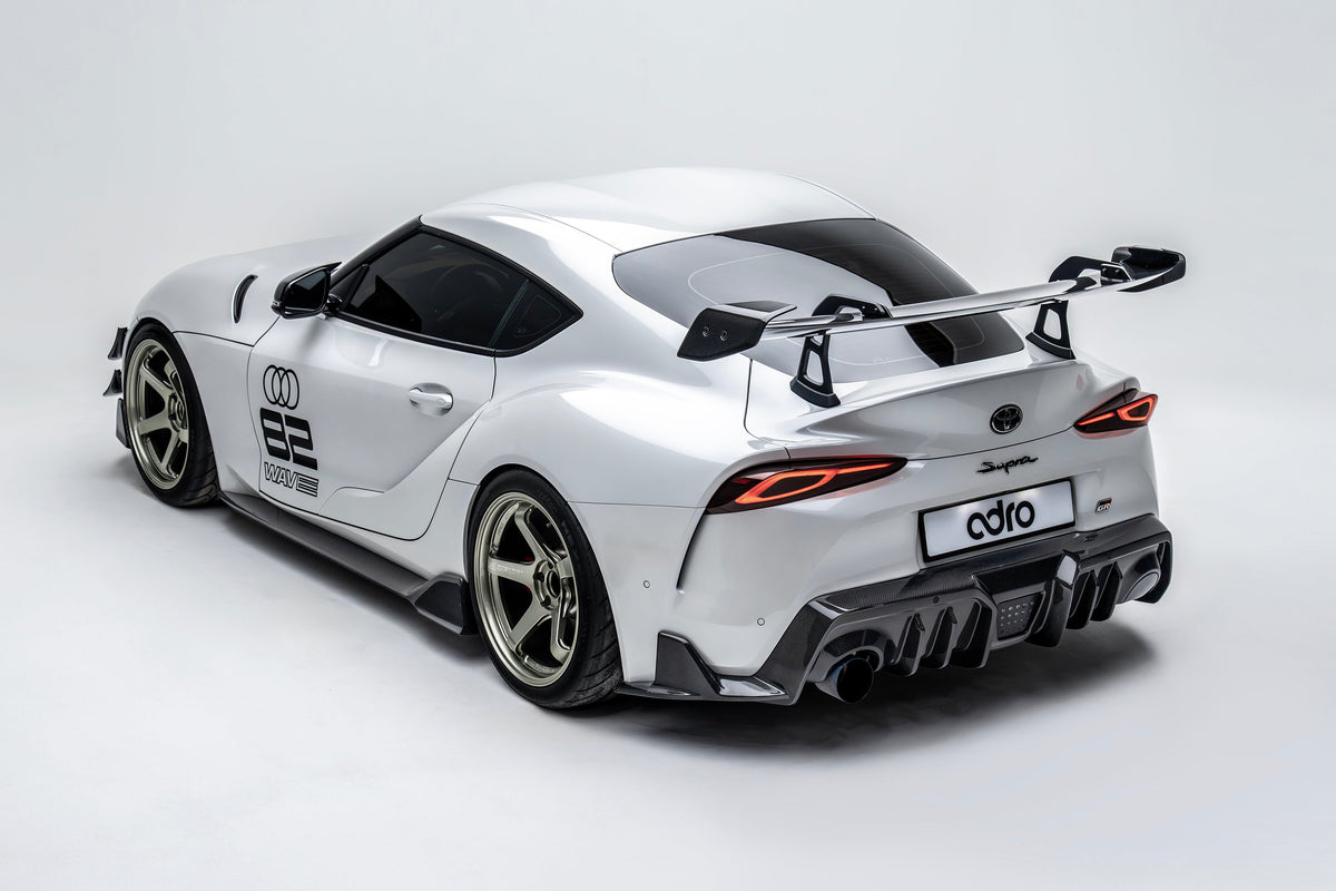 Toyota GR Supra A90 Carbon Fiber Rear Diffuser 2019+ - Rear