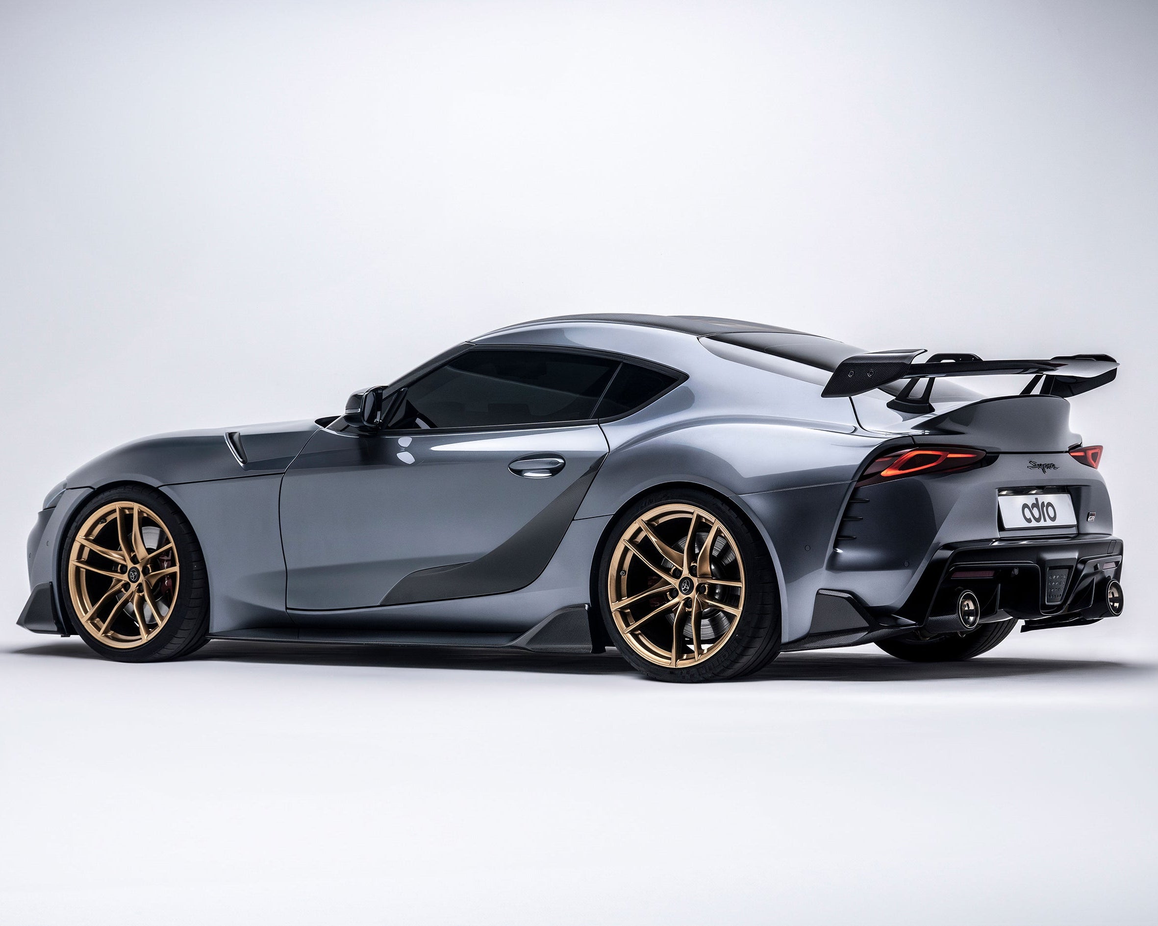 Toyota GR Supra A90 Carbon Fiber Rear Winglets 2019+ - Rear