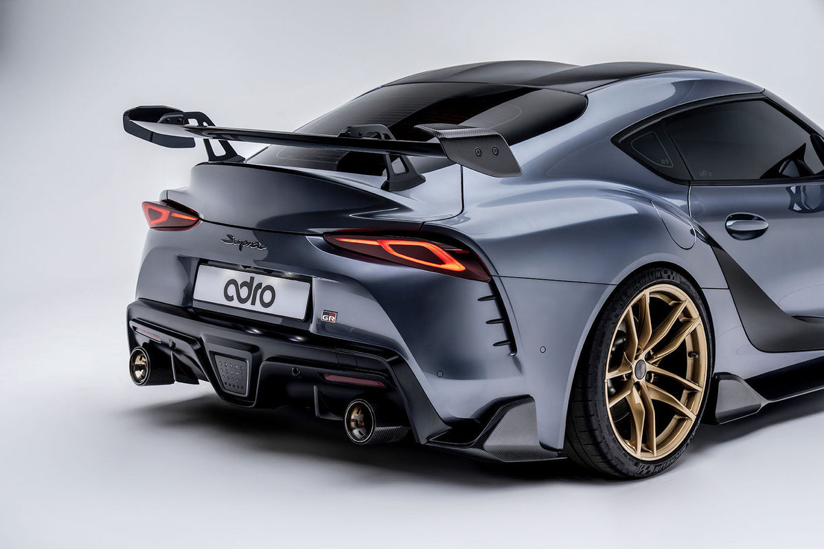 Toyota GR Supra A90 Carbon Fiber Rear Winglets 2019+ - Rear