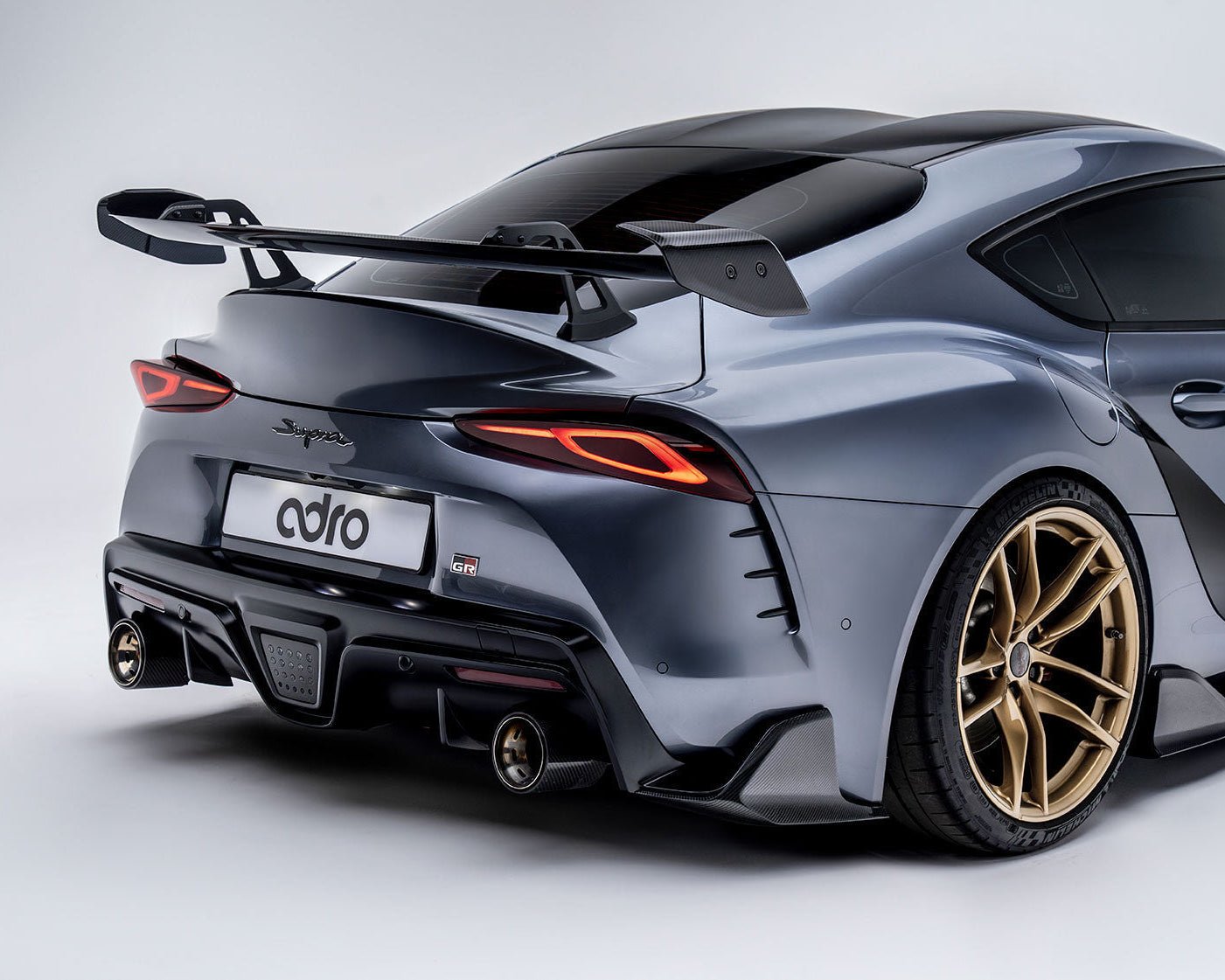 Toyota GR Supra A90 Carbon Fiber Rear Winglets 2019+ - Rear