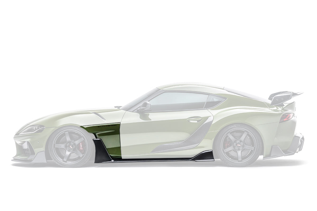 Toyota GR Supra A90 Carbon Fiber Side Skirts V2 2019+