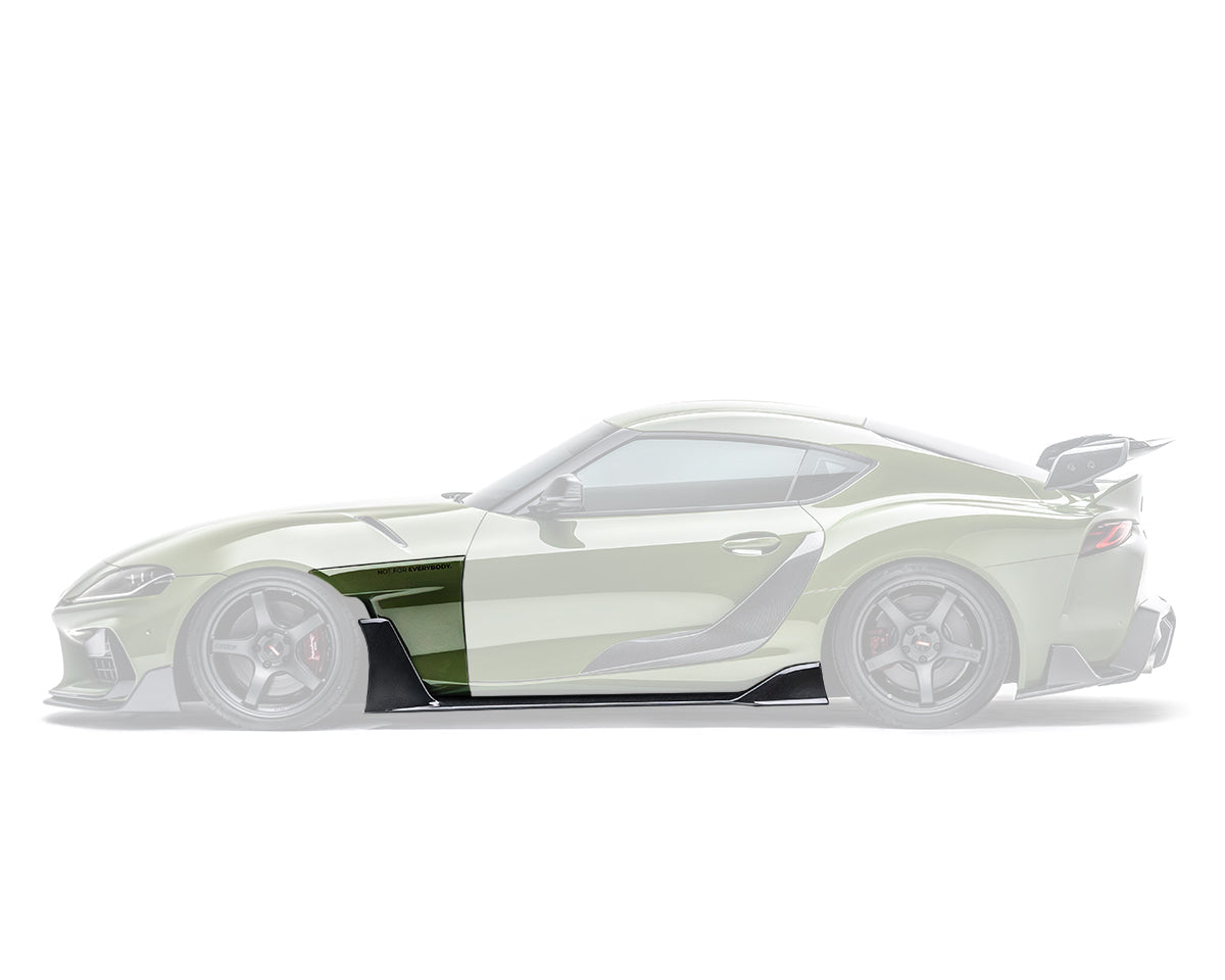 Toyota GR Supra A90 Carbon Fiber Side Skirts V2 2019+