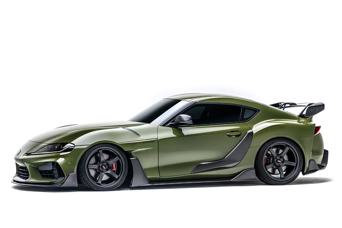 Toyota GR Supra A90 Carbon Fiber Side Skirts V2 2019+