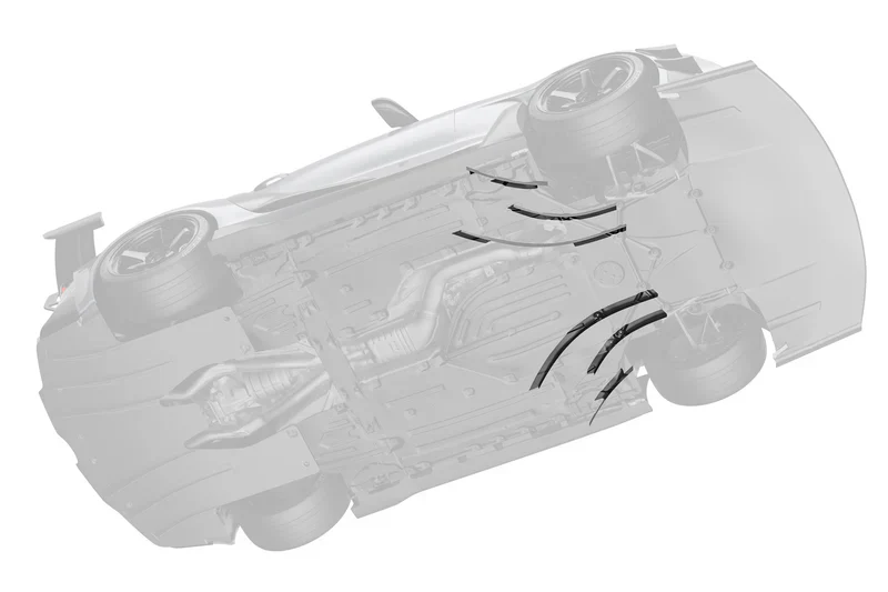 Toyota GR Supra ARD Prepreg Race Undervanes 2020+