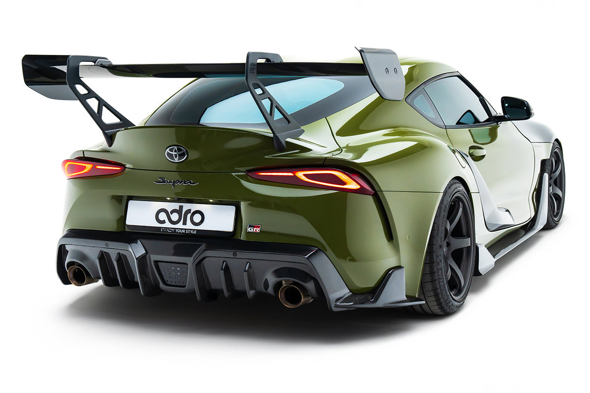 Toyota GR Supra AT-P1 Reverse Swan Neck Wing - Rear Spoiler
