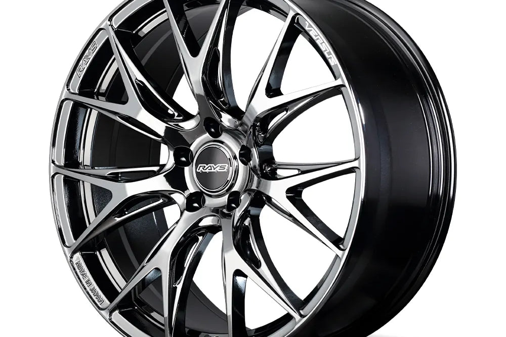 Versus VV27S - 20x8.5 +45 5x108 / Jet Black (YNJ) - Wheels