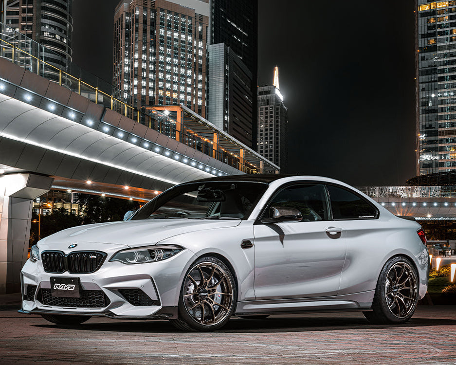 Volk Racing G025 SZ Edition for F87 M2 - F: 19x9 + 23 R: