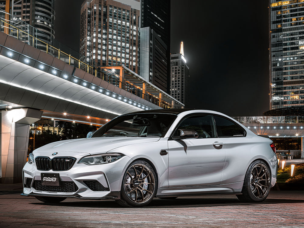 Volk Racing G025 SZ Edition for F87 M2 - F: 19x9 + 23 R: