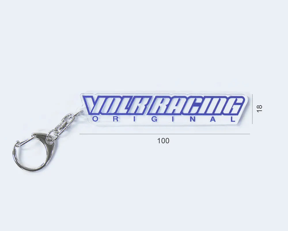 VOLK RACING LOGO ACRYLIC KEY CHAIN - Merchandise