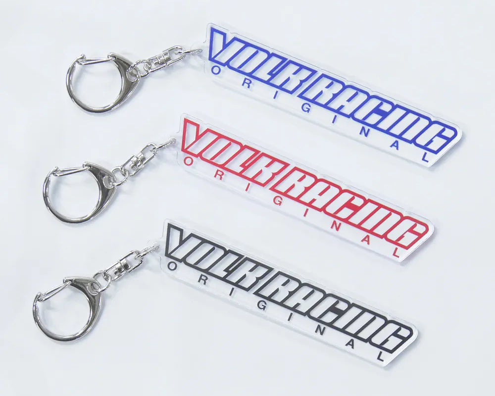 VOLK RACING LOGO ACRYLIC KEY CHAIN - Merchandise