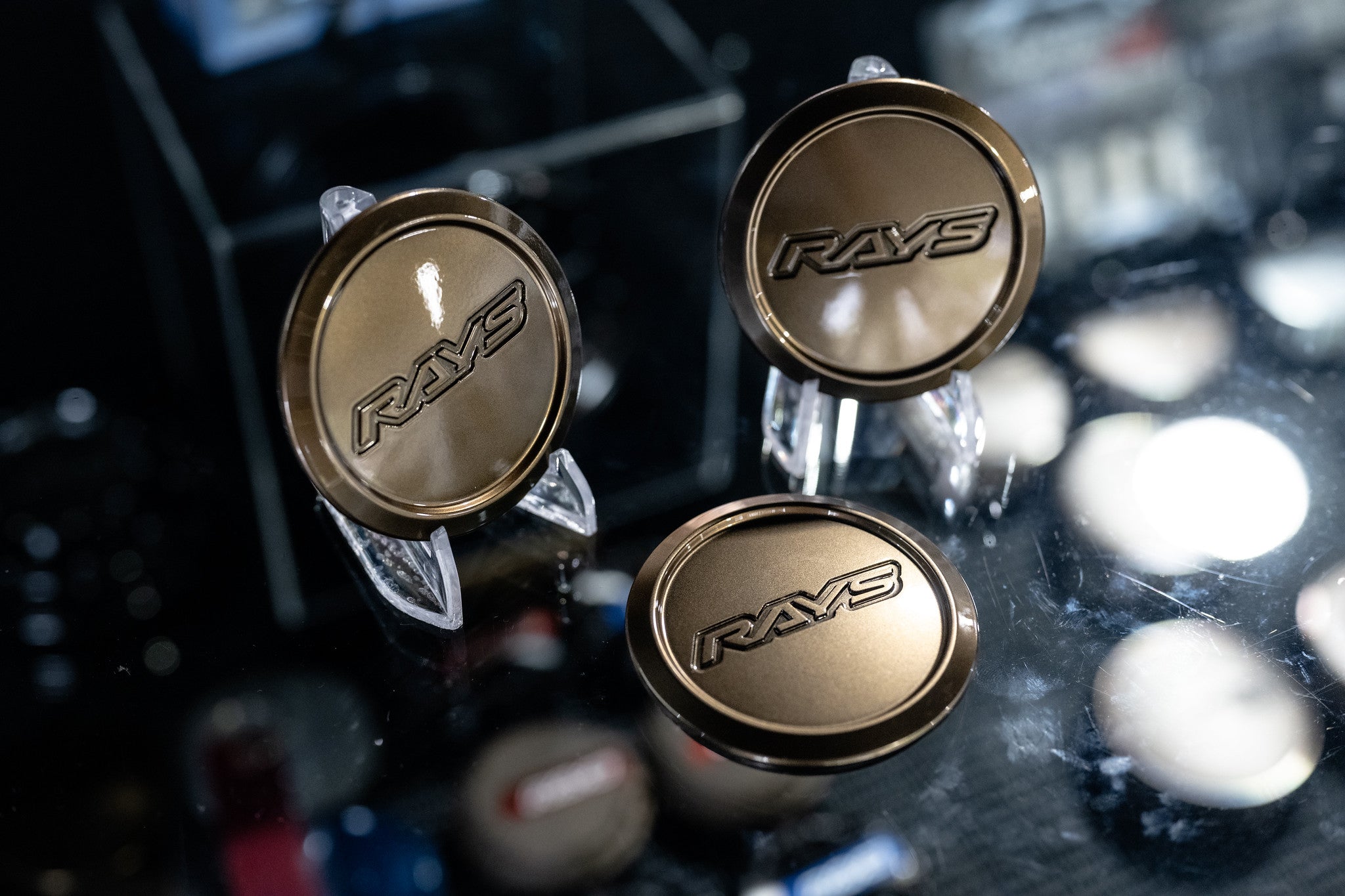 Volk Racing Model-01 Centre Cap - Low Type - Shining Bronze