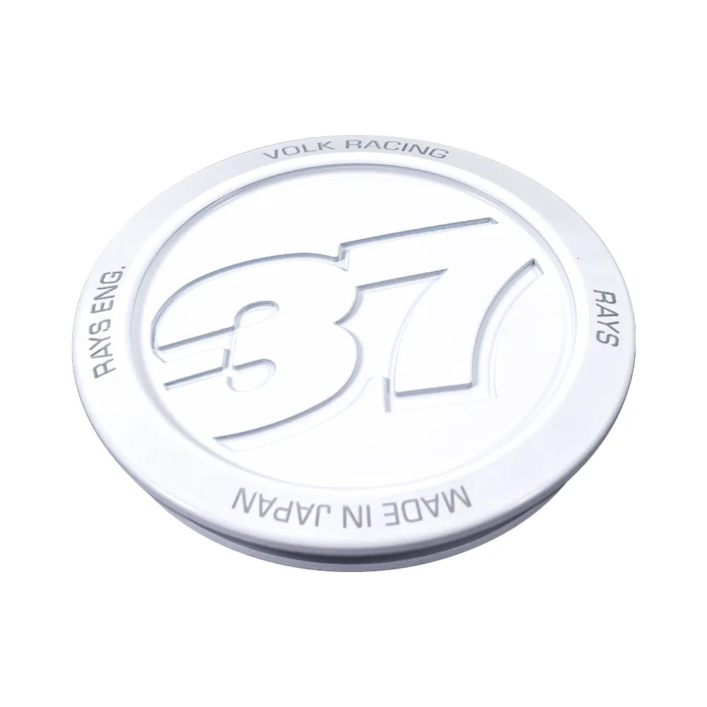 Volk Racing Model-37 Centre Cap - White (WH) - Centre Caps