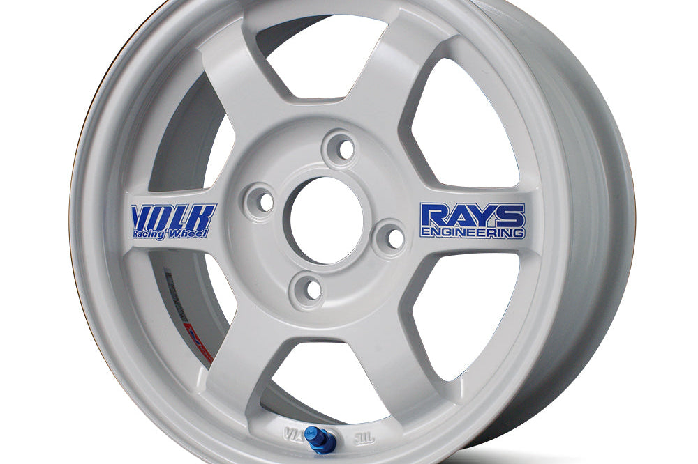 Volk Racing TE37 - 13x6 + 38 4x100 / White (WH) - Wheels