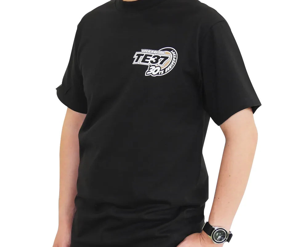 VOLK RACING TE37 30TH LOGO T-SHIRT - Black / Medium
