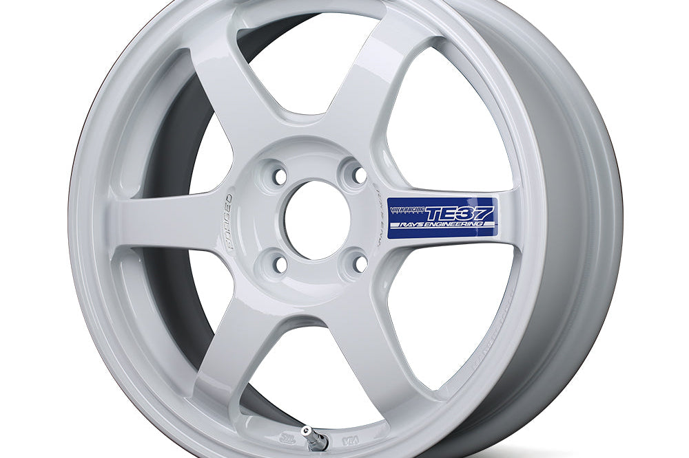 Volk Racing TE37 Gravel II - 15x6 + 40 4x100 / Dash White