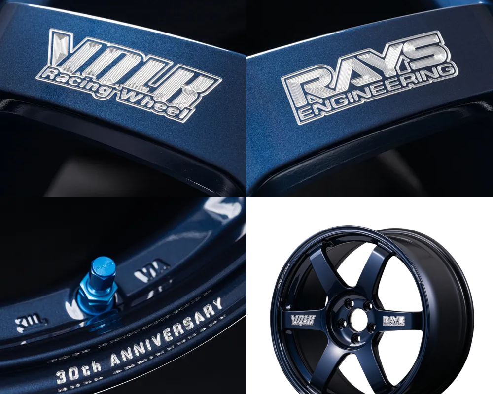 Volk Racing TE37 SAGA S-plus 30th Anniversary MAG Blue