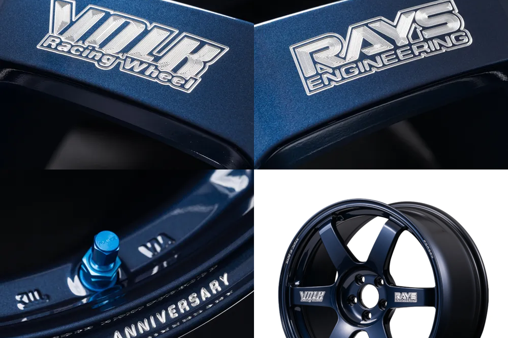 Volk Racing TE37 SAGA S-plus 30th Anniversary MAG Blue