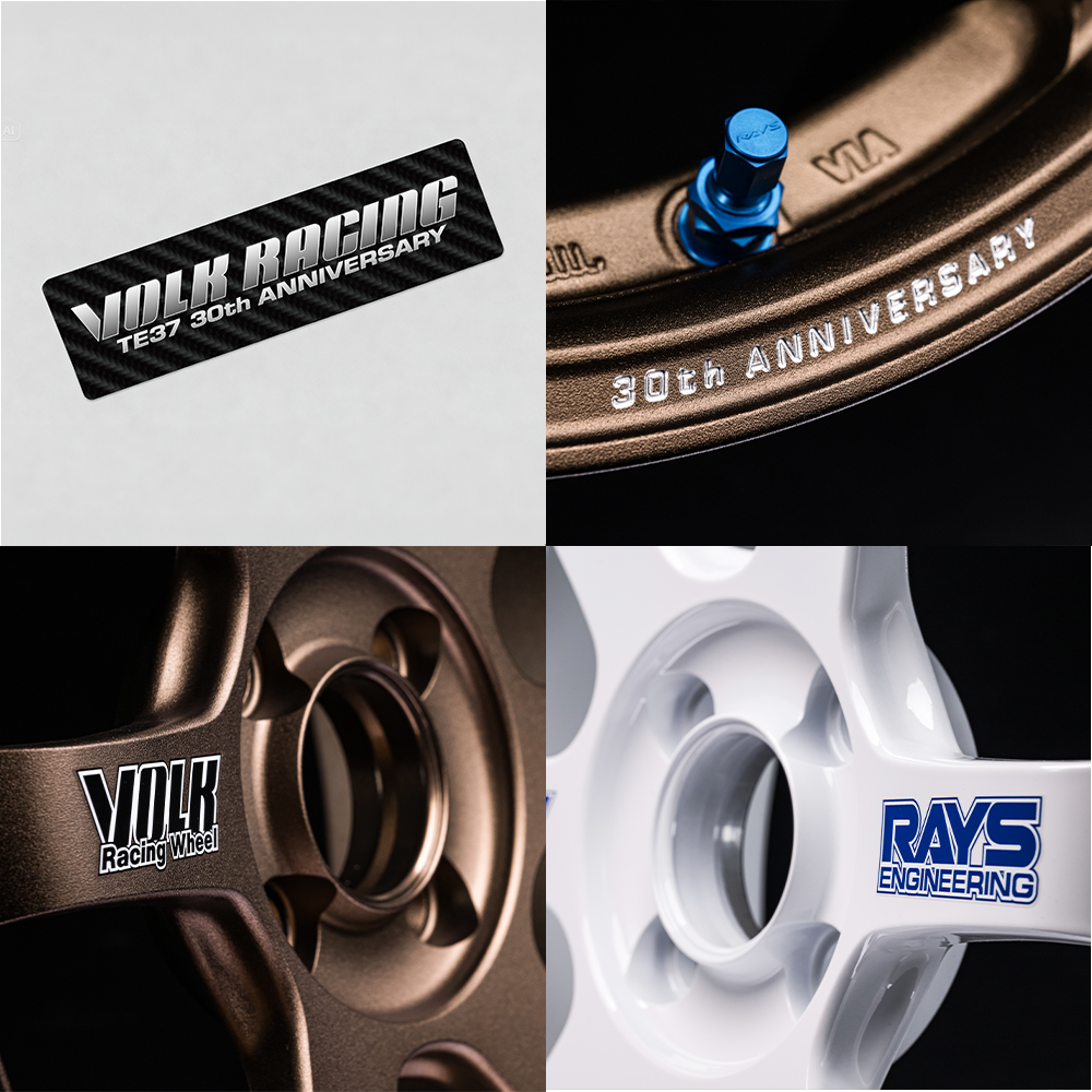 Volk Racing TE37 Sonic 30th Anniversary Sticker 15’’