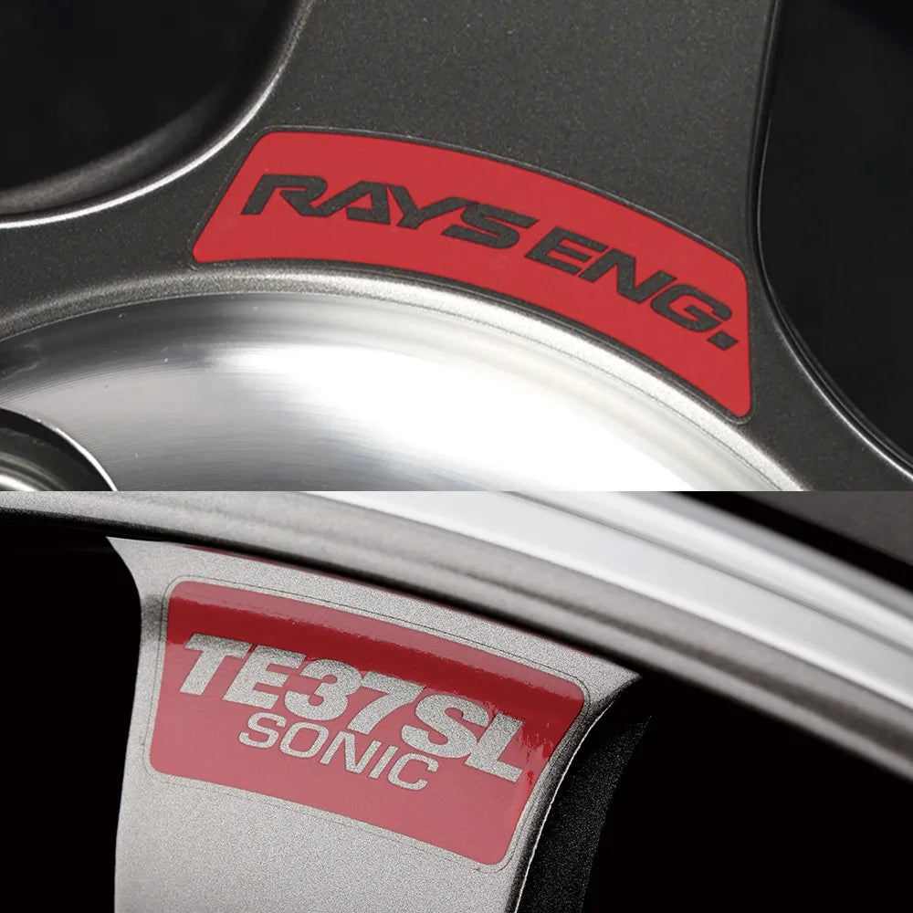 Volk Racing TE37 Sonic SL Stickers - No.26 SONIC-SL Spoke 2