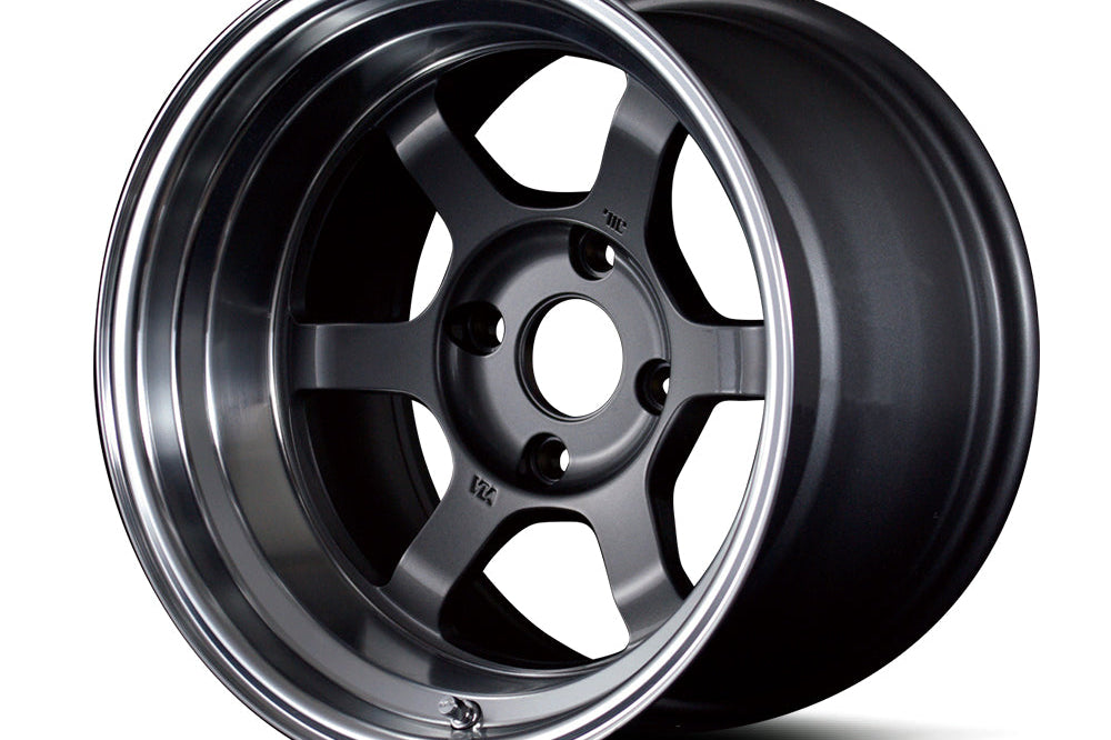 Volk Racing TE37V - 15x7.5 + 25 4x100 - S / Gunmetal/Rim DC
