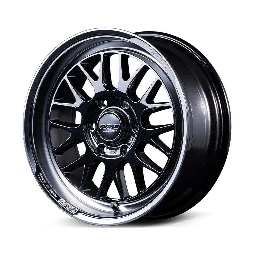 2x9L-RA JET BLACK EDITION - 17x6.5 +38 6x139.7 / Black