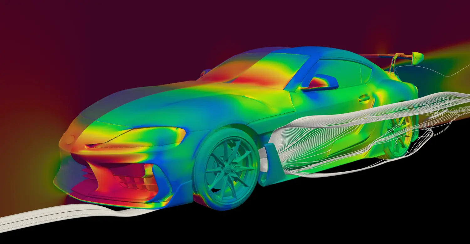 Toyota GR Supra A90 Carbon Fiber Front Lip for ADRO