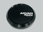 Advan Racing Centre Cap Flat - 73mm / Black - Wheels