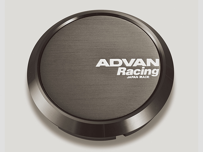 Advan Racing Centre Cap Flat - 73mm / Dark Bronze + White