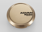 Advan Racing Centre Cap Flat - 73mm / Light Gold Anodized