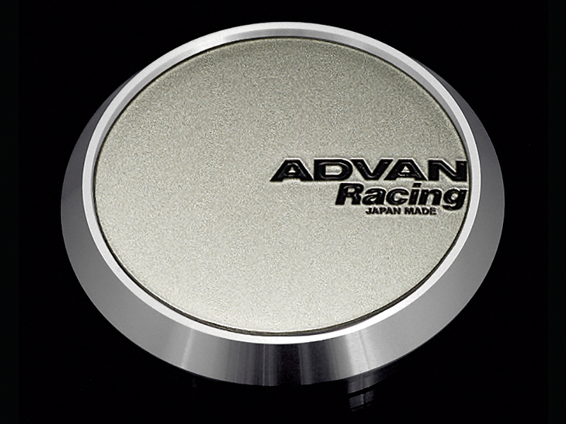 Advan Racing Centre Cap Flat - 73mm / Rasing Sand Metallic