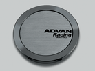 Advan Racing Centre Cap Full Flat - 73mm / Hyper Black