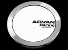 Advan Racing Centre Cap Full Flat - 73mm / White - Wheels