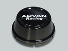 Advan Racing Centre Cap High - 73mm / Black - Wheels