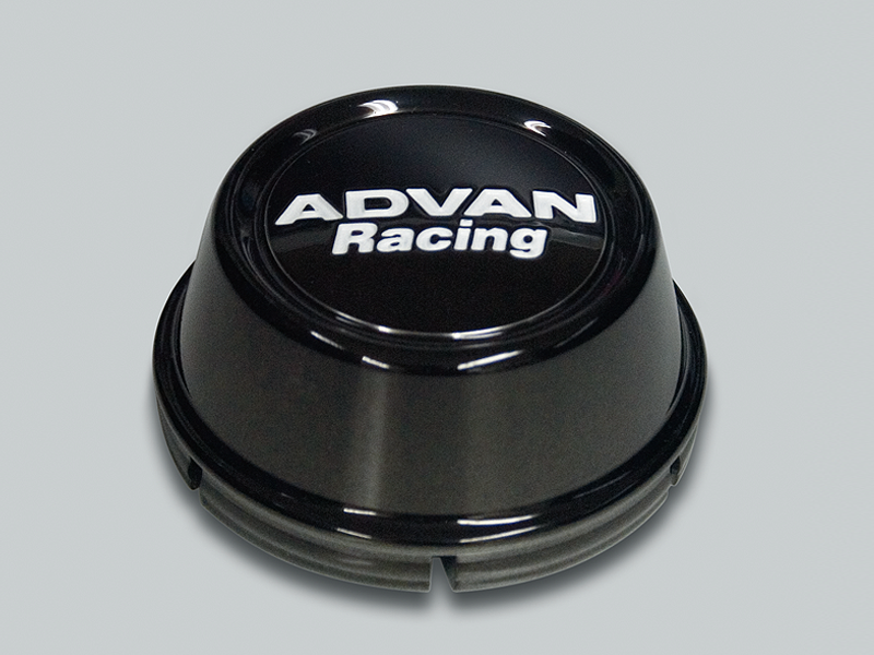 Advan Racing Centre Cap High - 73mm / Black - Wheels