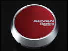 Advan Racing Centre Cap Mid - 73mm / Candy Red - Wheels