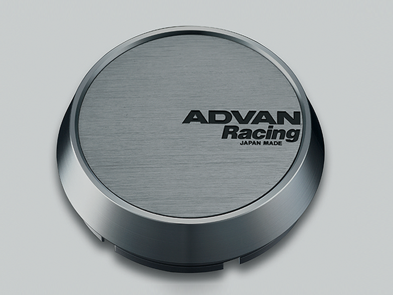 Advan Racing Centre Cap Mid - 73mm / Hyper Black - Wheels