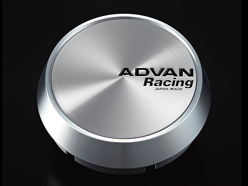 Advan Racing Centre Cap Mid - 73mm / Platinium Slilver