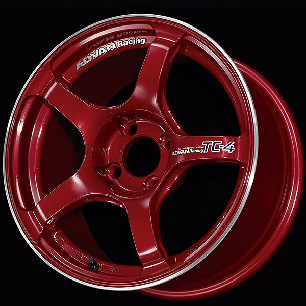 Advan TC-4 15’’ - 15x5 + 45 4x100 / Racing Candy Red &