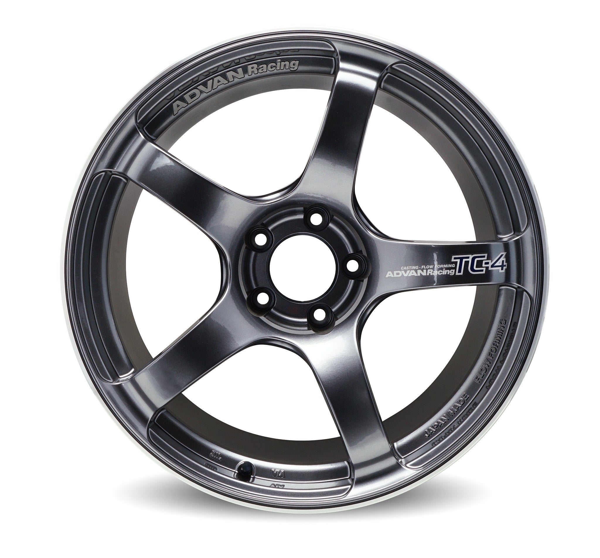 Advan TC-4 4x100 - 15x5 +45 4x100 / Racing Gun Metallic &