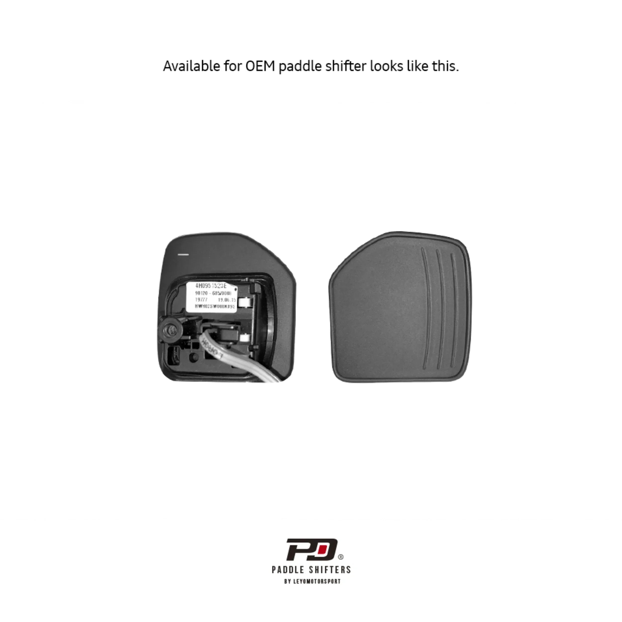 Audi Billet Pad Shift Ext (SEAT)(Black) (V1) - Paddle