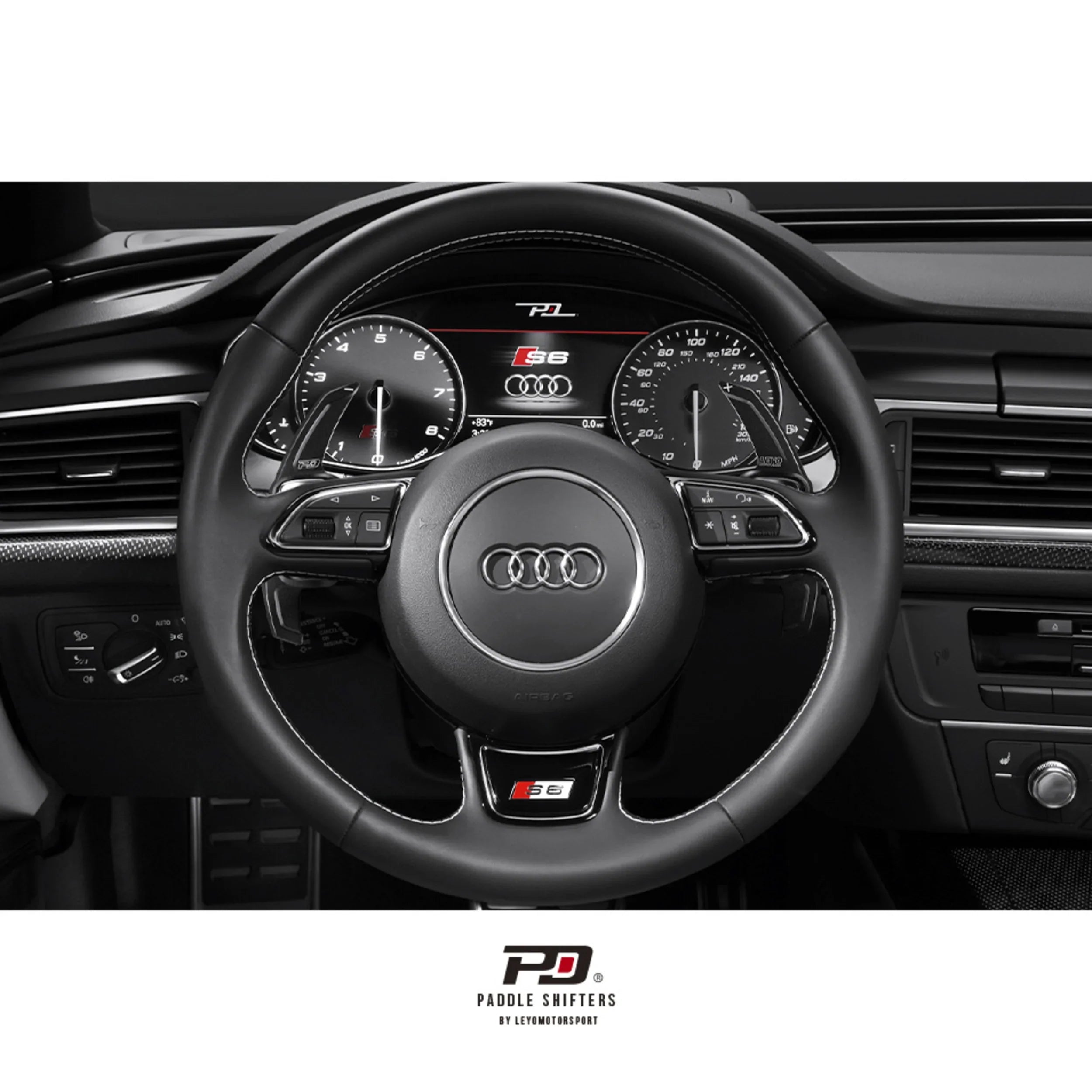 Audi Billet Pad Shift Ext (SEAT)(Black) (V1) - Paddle
