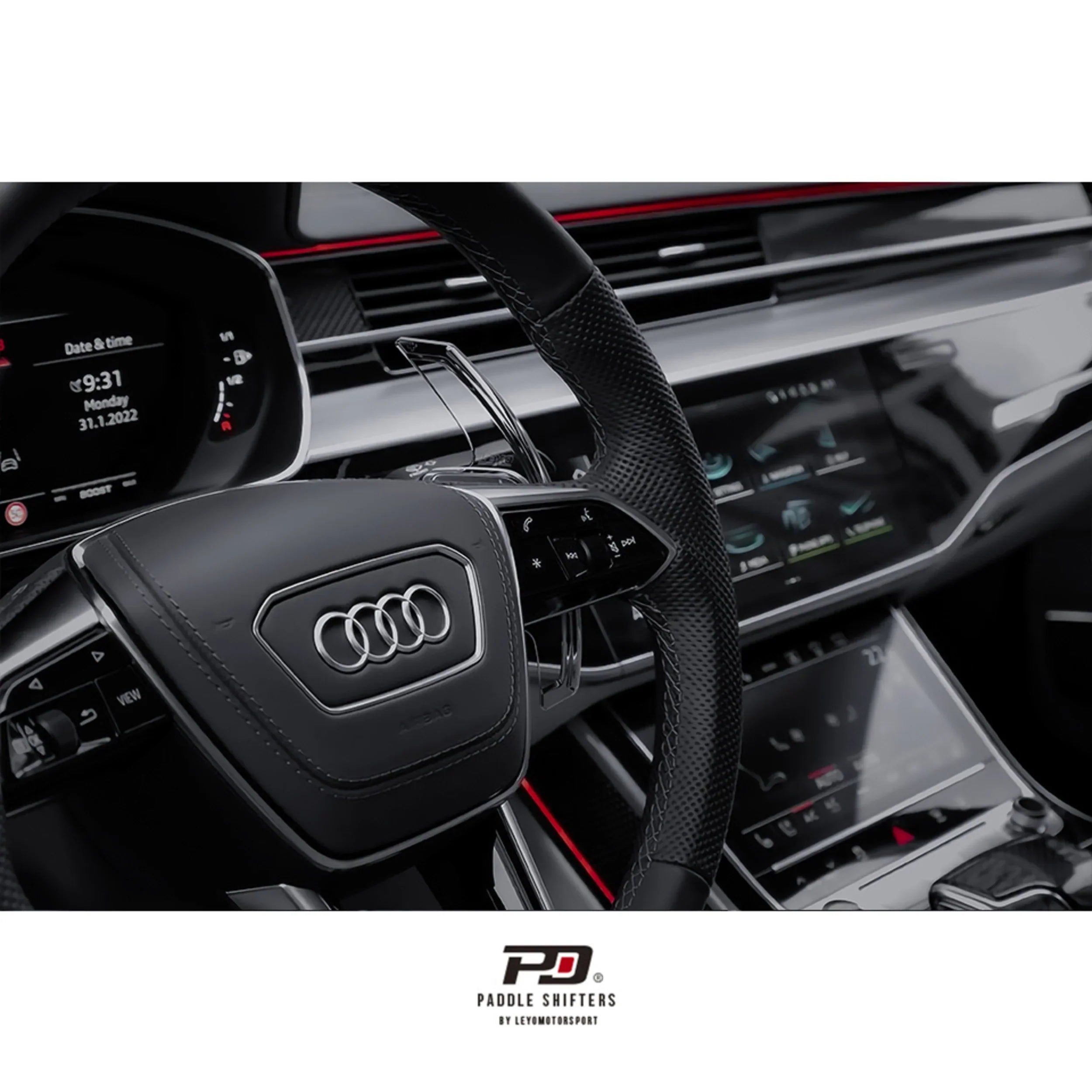 Audi S Tronic Clear Paddle Shift Extension (V5) - Paddle
