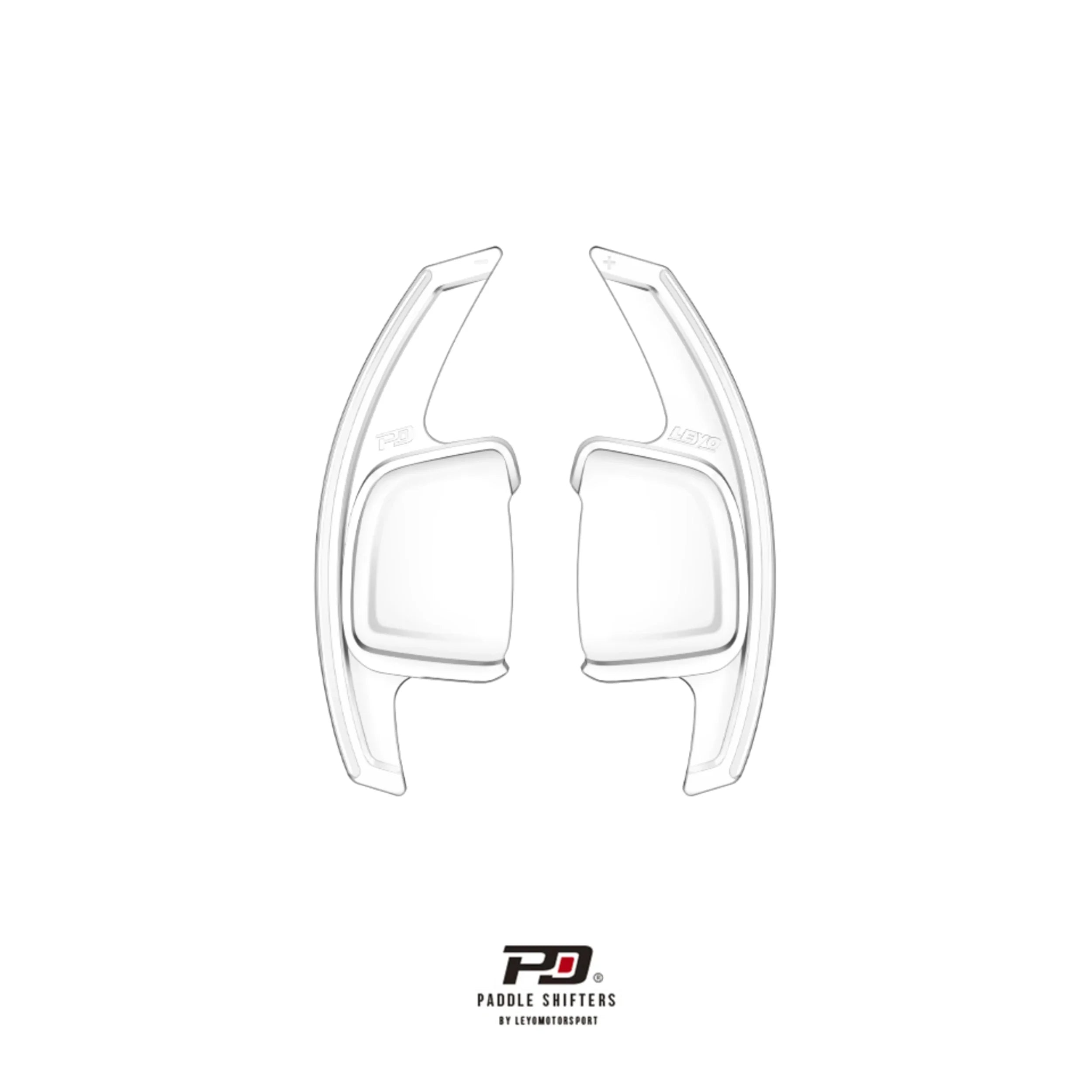Audi S Tronic Clear Paddle Shift Extension (V5) - Paddle