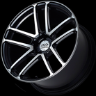 AVS Model 50 19’’ 5x120 - 19x8 + 45 5x120 / Gloss Black