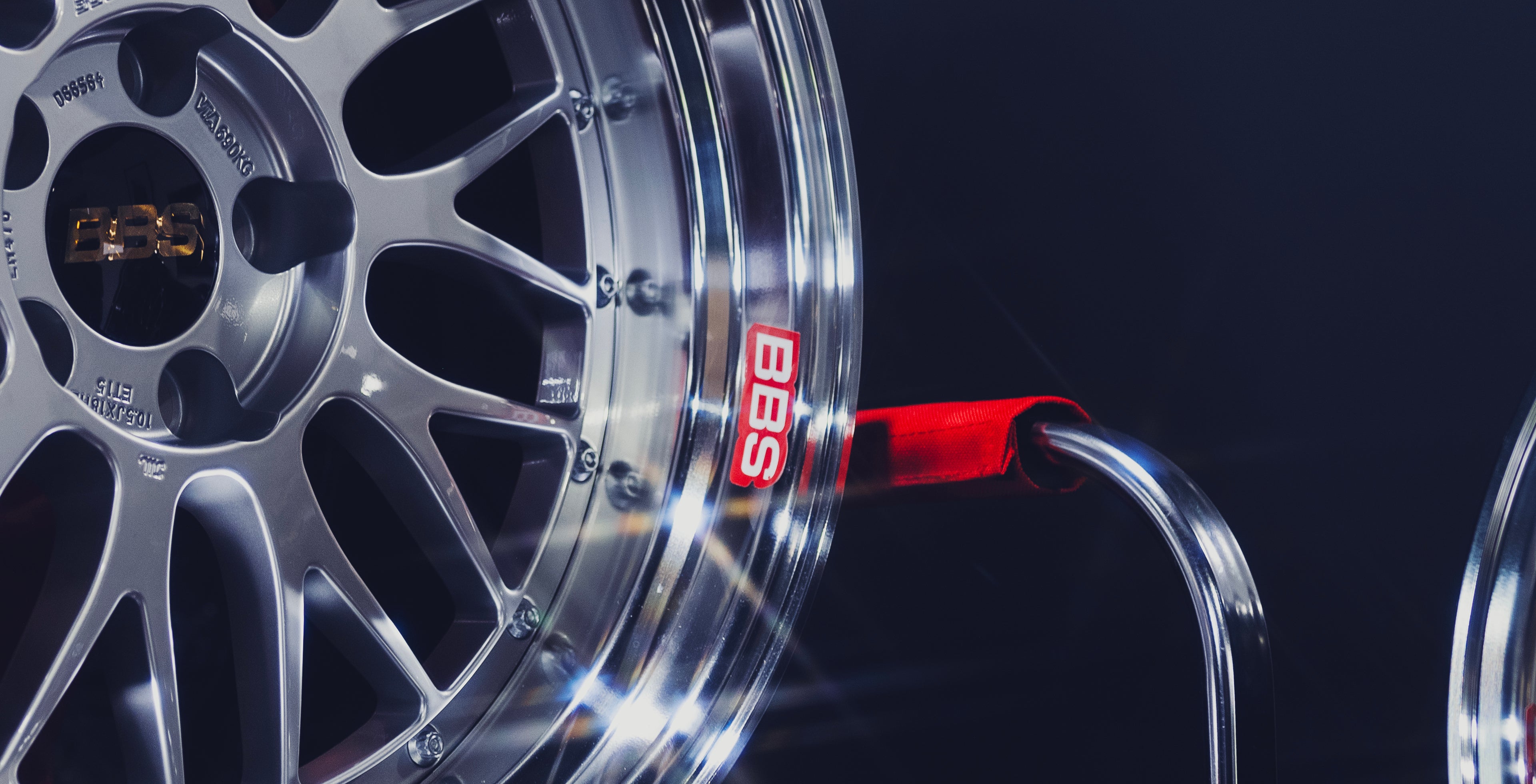 BBS Lip Stickers - Red/White - Stickers