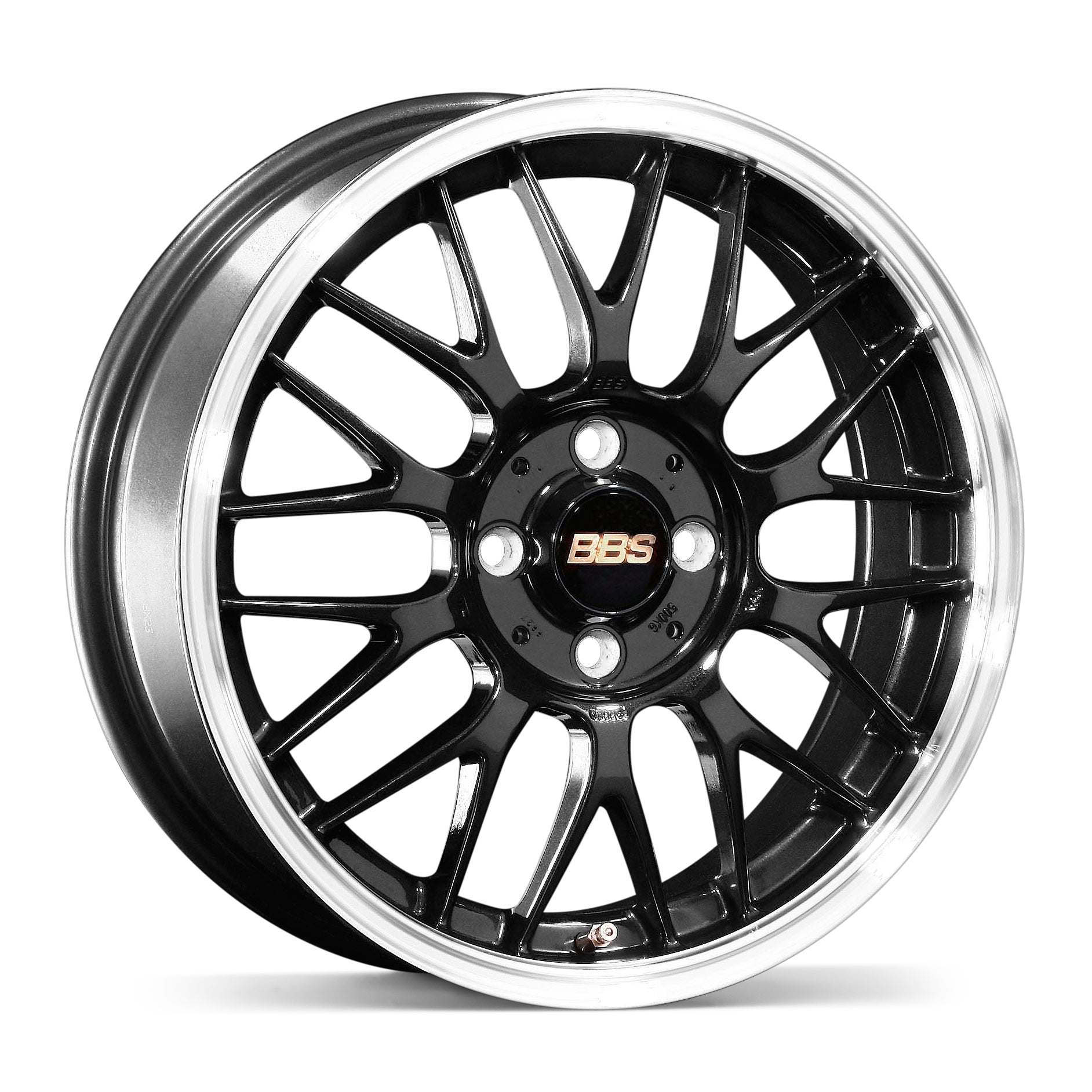 BBS RG-F - RG397 15x5.5 +45 4x100 / Blue Black diamond-cut