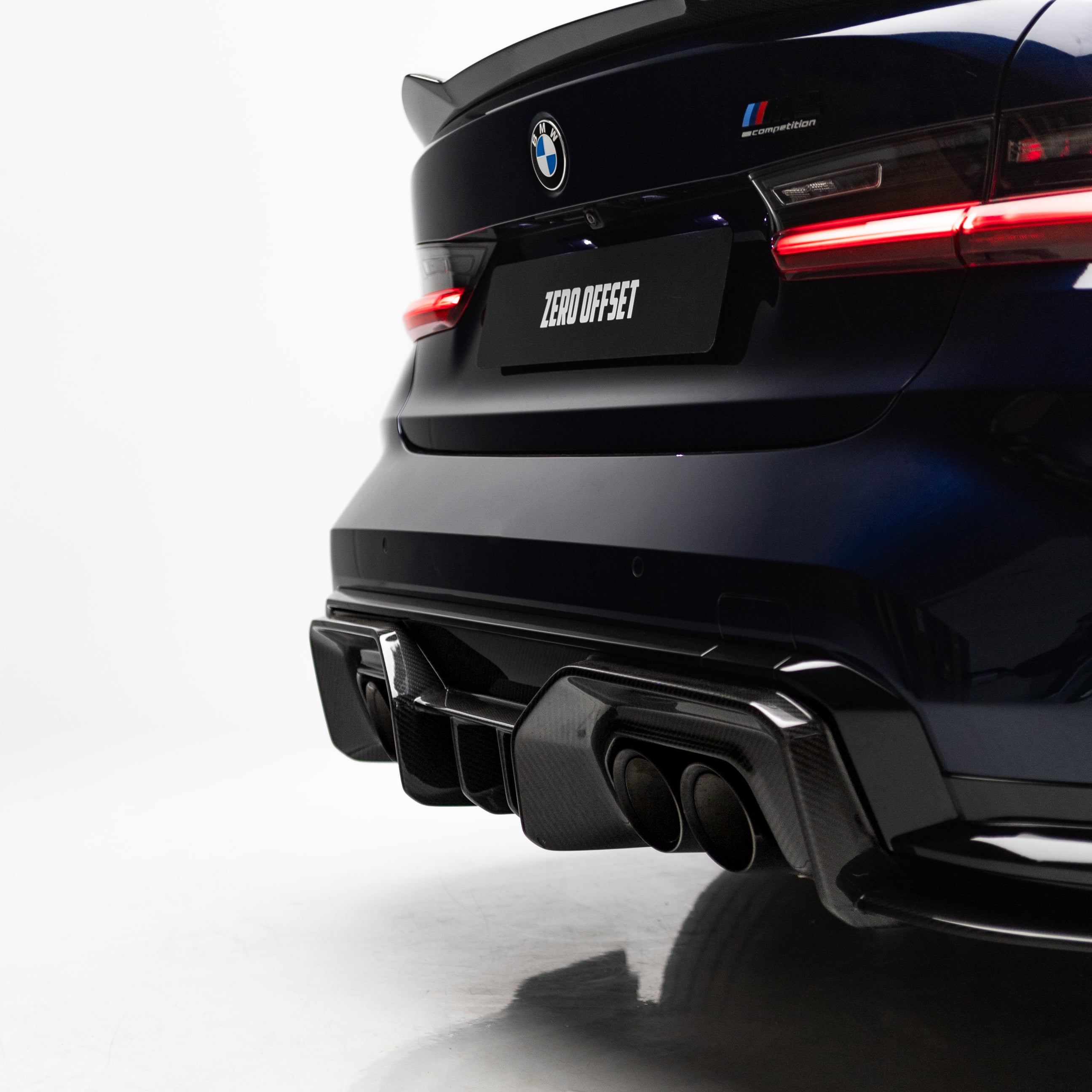 BMW G80 G81 M3 Dry Carbon Fiber Rear Diffuser V1 2020+